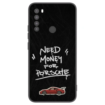 Picasee crna silikonska maskica za Xiaomi Redmi Note 8 - Dark Racer