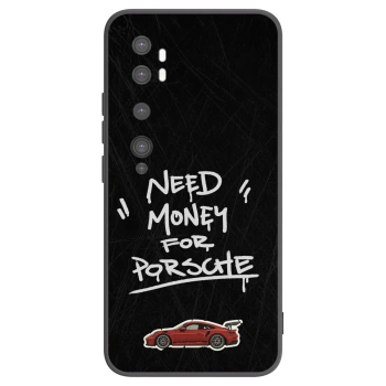 Picasee crna silikonska maskica za Xiaomi Mi Note 10 (Pro) - Dark Racer
