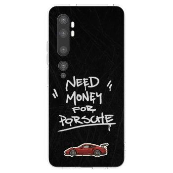 Picasee silikonska prozirna maskica za Xiaomi Mi Note 10 (Pro) - Dark Racer