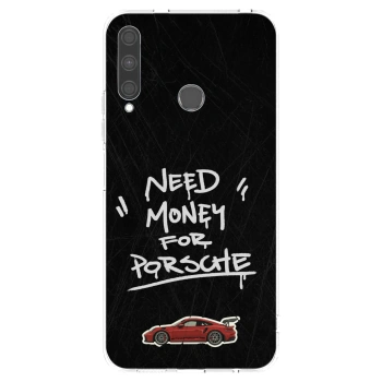 Picasee silikonska prozirna maskica za Huawei P40 Lite E - Dark Racer