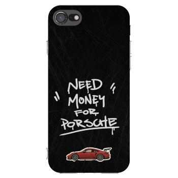 Picasee silikonska prozirna maskica za Apple iPhone SE 2020 - Dark Racer