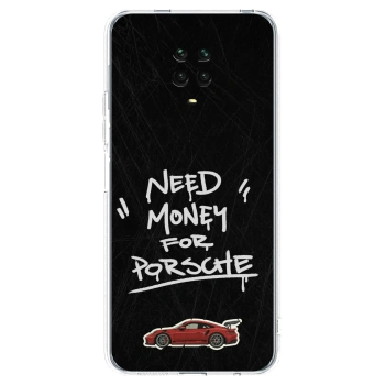 Picasee silikonska prozirna maskica za Xiaomi Redmi Note 9 Pro - Dark Racer