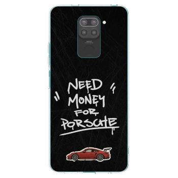 Picasee crna silikonska maskica za Xiaomi Redmi Note 9 - Dark Racer