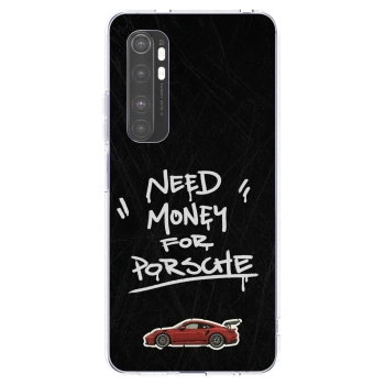 Picasee silikonska prozirna maskica za Xiaomi Mi Note 10 Lite - Dark Racer