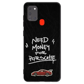 Picasee crna silikonska maskica za Samsung Galaxy A21s - Dark Racer