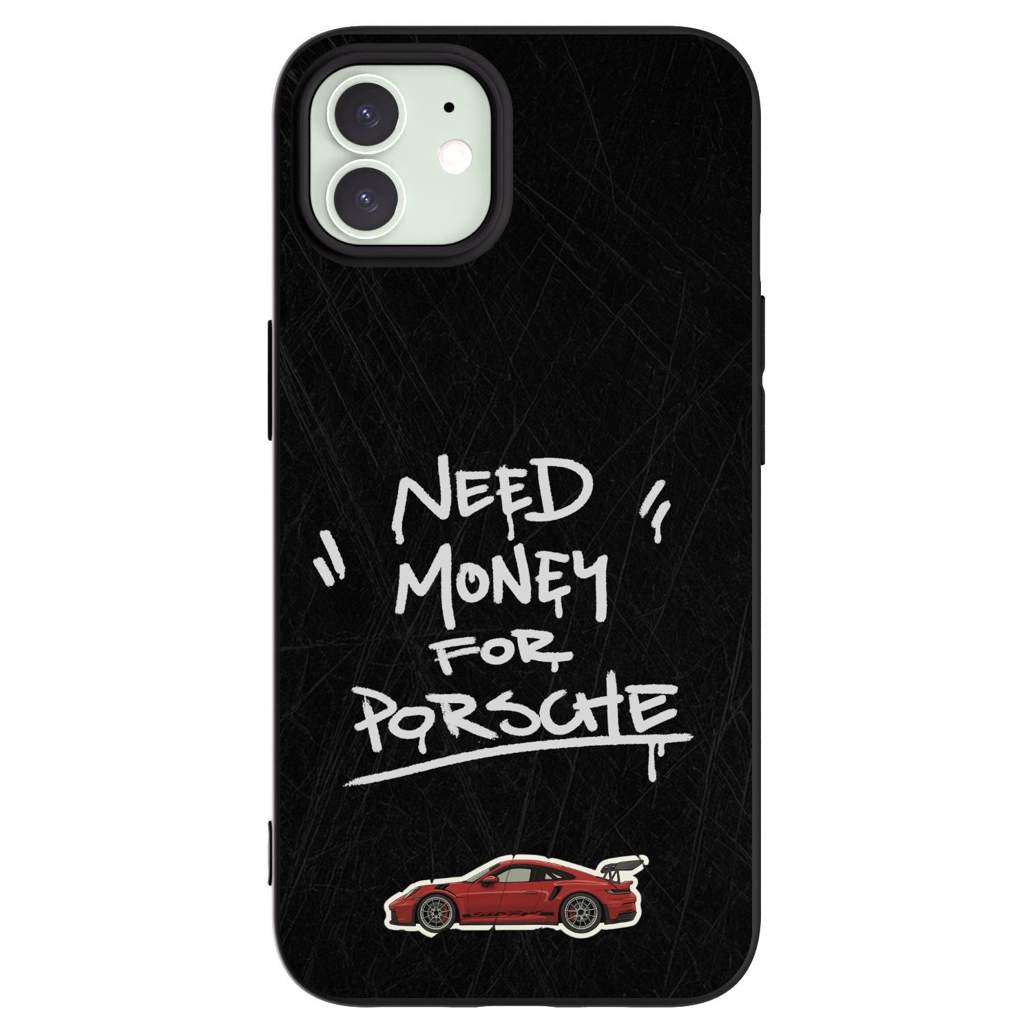 Picasee crna silikonska maskica za Apple iPhone 12 - Dark Racer