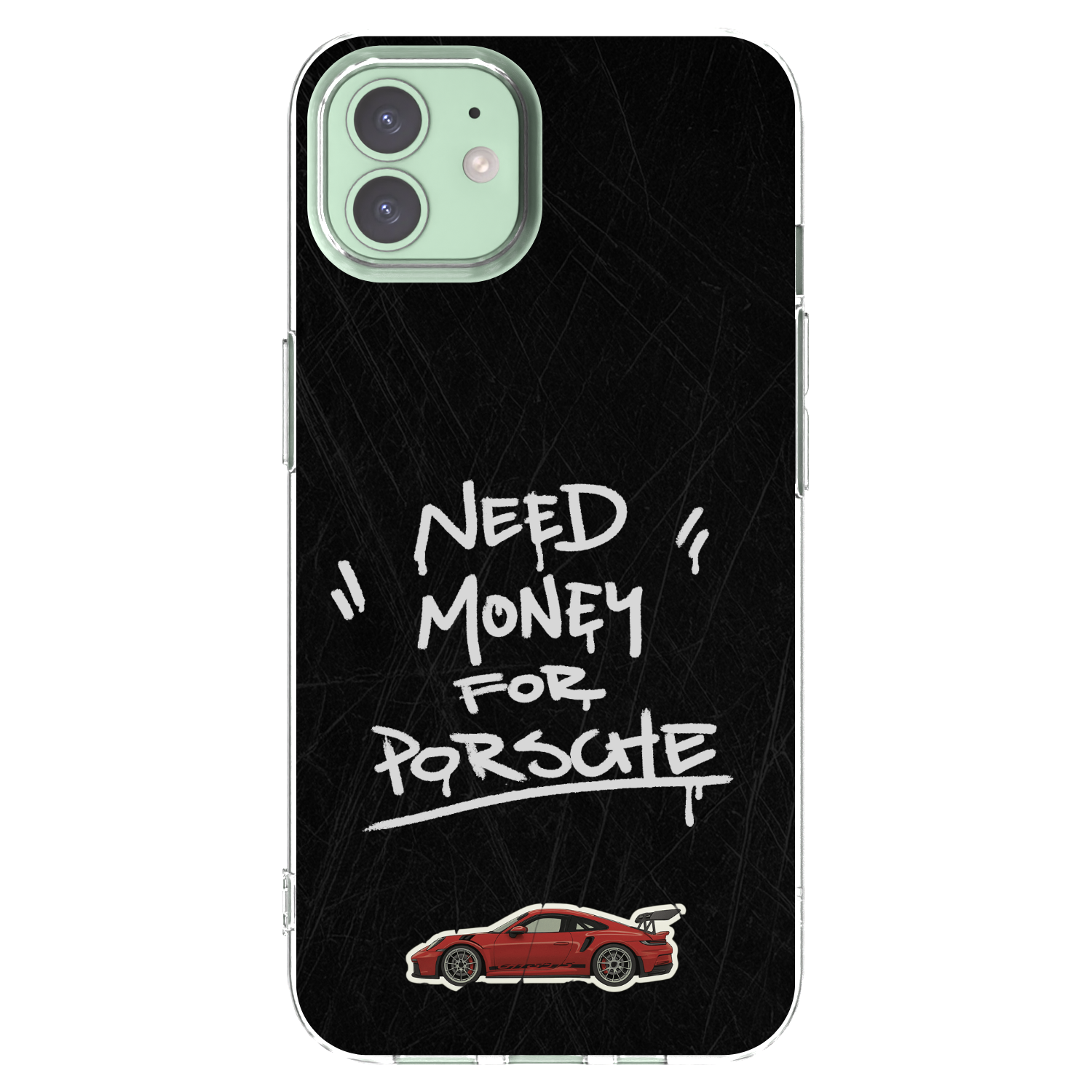 Picasee silikonska prozirna maskica za Apple iPhone 12 - Dark Racer