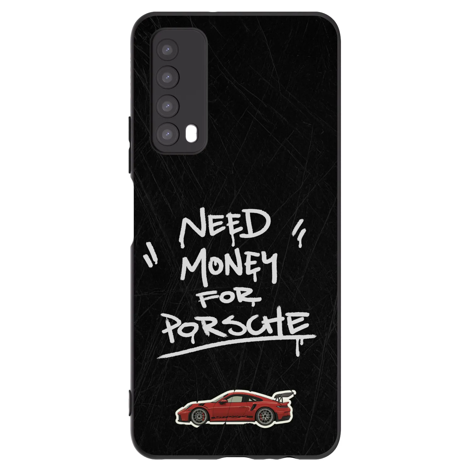Picasee crna silikonska maskica za Huawei P Smart 2021 - Dark Racer