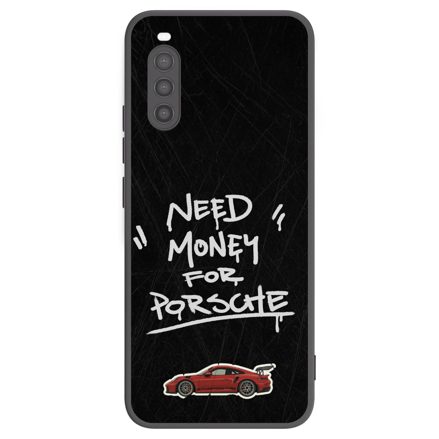 Picasee crna silikonska maskica za Sony Xperia 10 II - Dark Racer