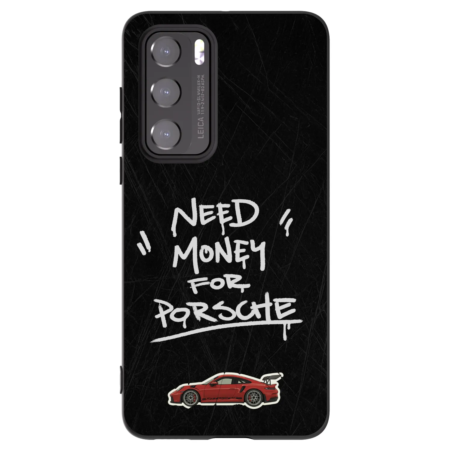 Picasee crna silikonska maskica za Huawei P40 - Dark Racer