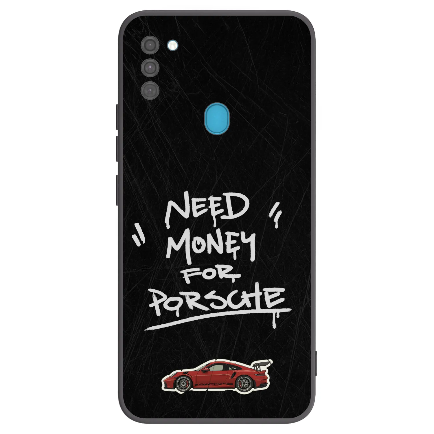 Picasee crna silikonska maskica za Samsung Galaxy M11 - Dark Racer