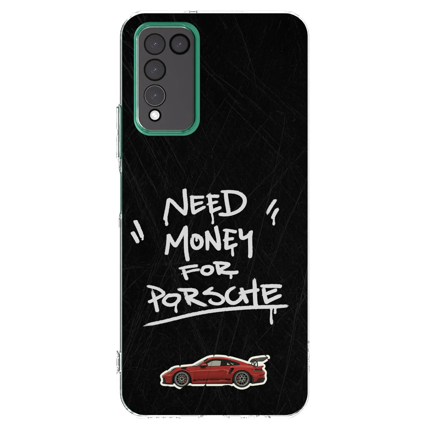 Picasee silikonska prozirna maskica za Honor 10X Lite - Dark Racer