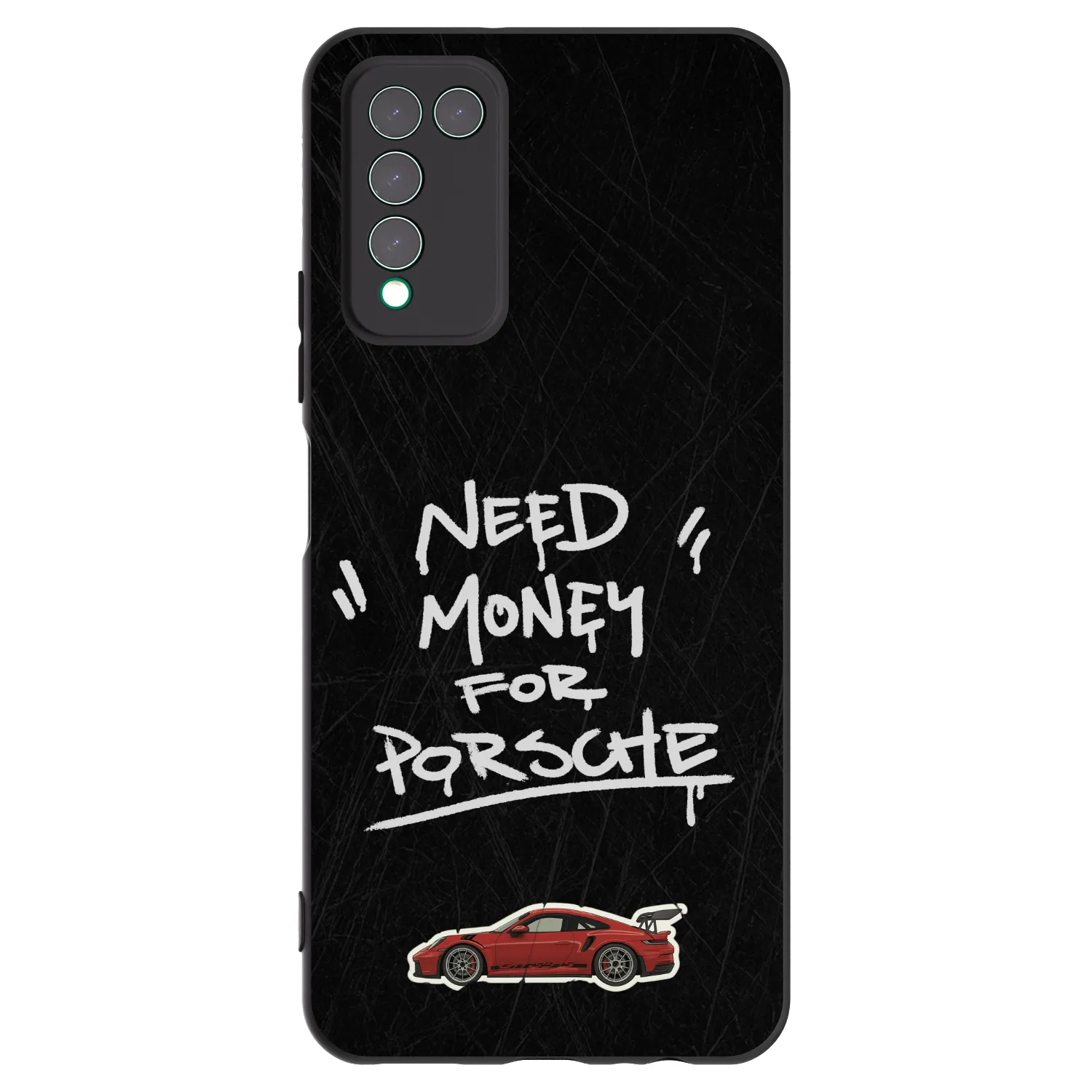 Picasee crna silikonska maskica za Honor 10X Lite - Dark Racer