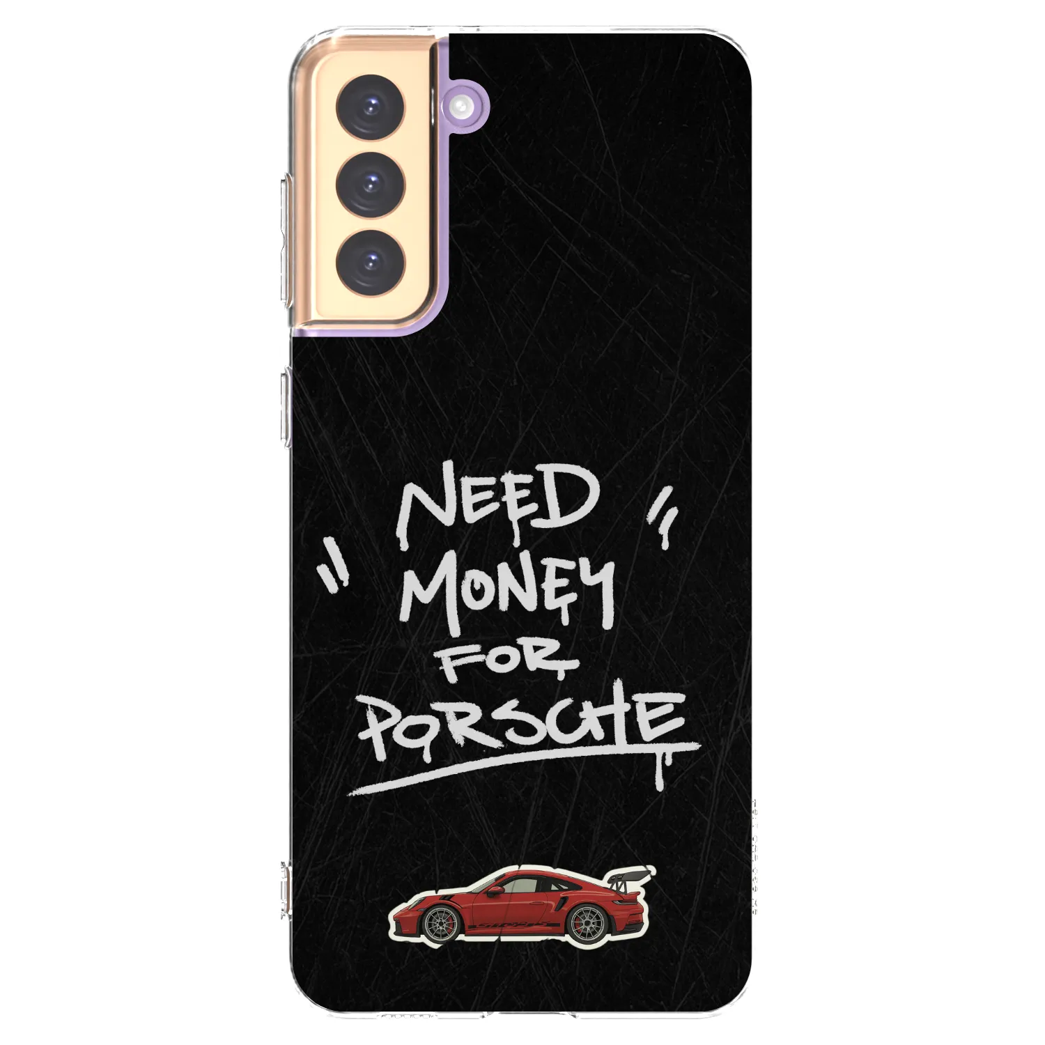 Picasee silikonska prozirna maskica za Samsung Galaxy S21+ 5G G996F - Dark Racer