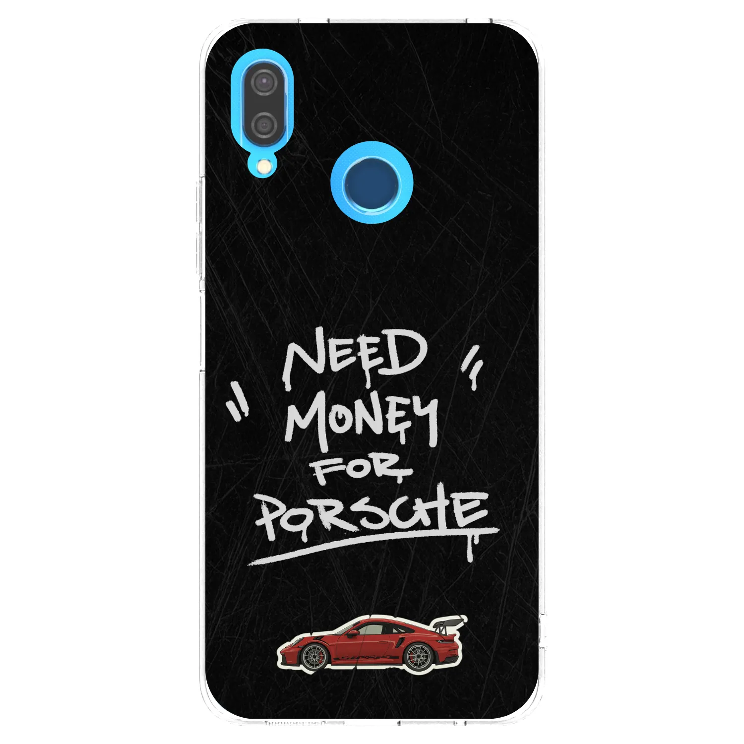 Picasee silikonska prozirna maskica za Huawei P20 Lite - Dark Racer