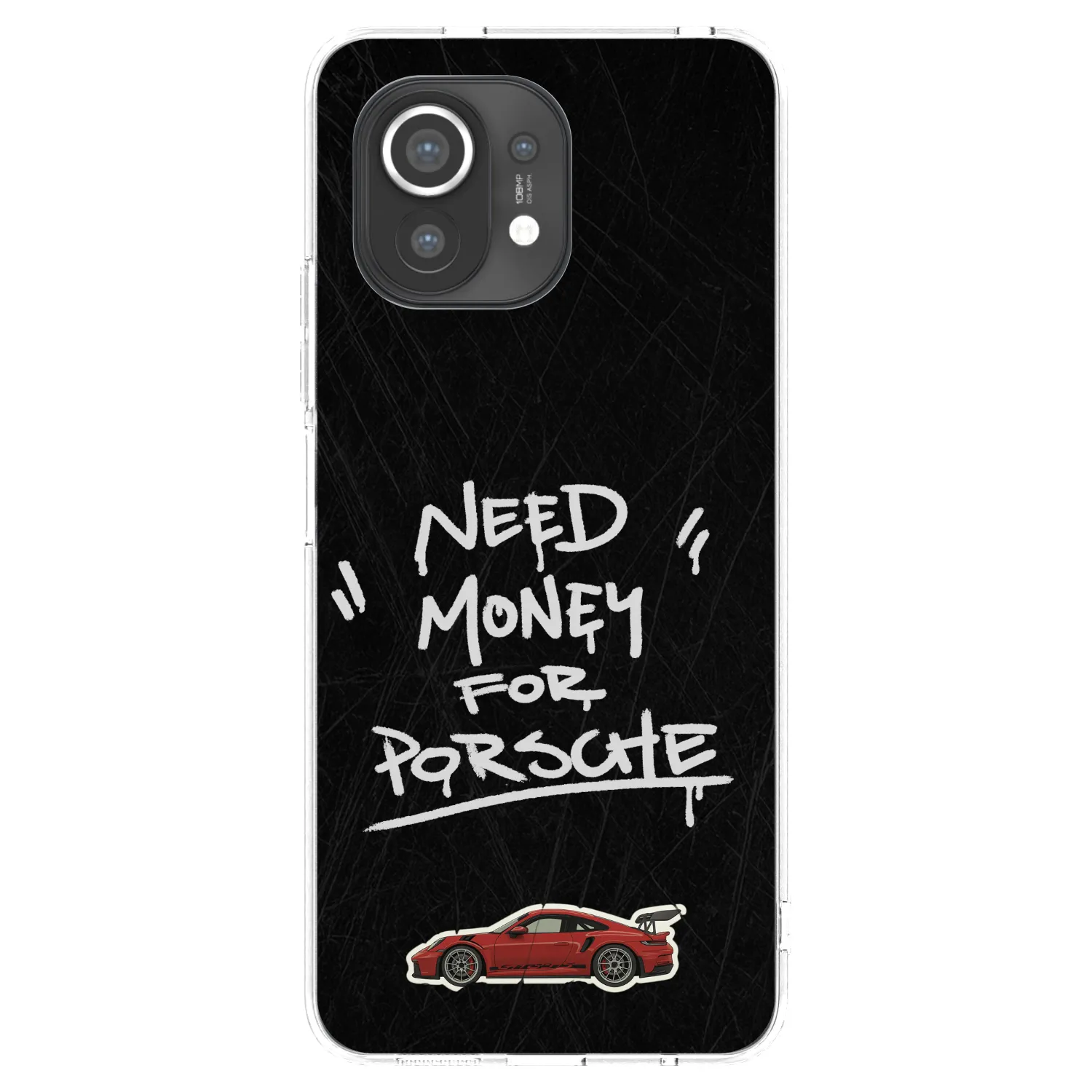 Picasee silikonska prozirna maskica za Xiaomi Mi 11 - Dark Racer
