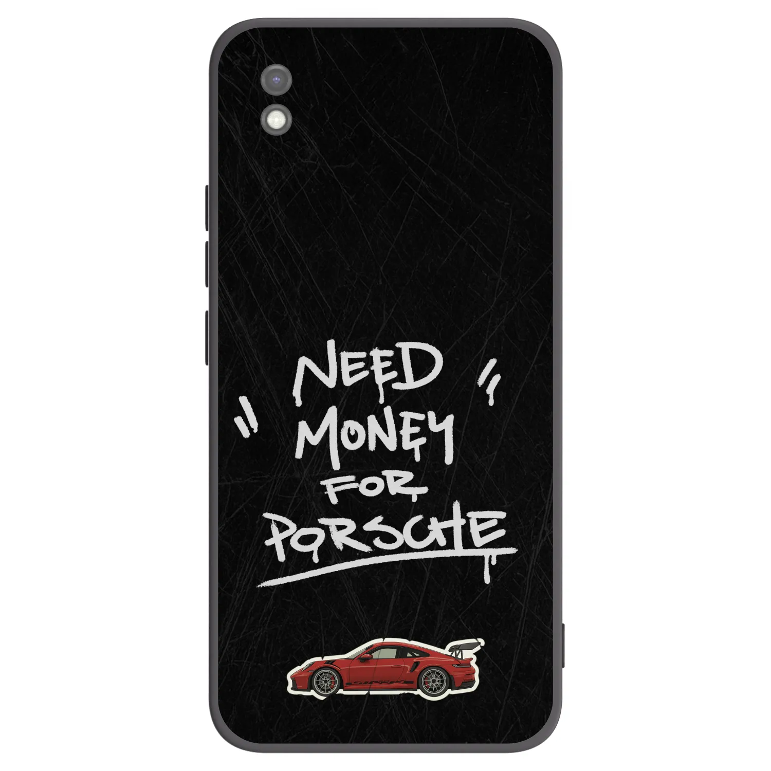 Picasee crna silikonska maskica za Xiaomi Redmi 9AT - Dark Racer