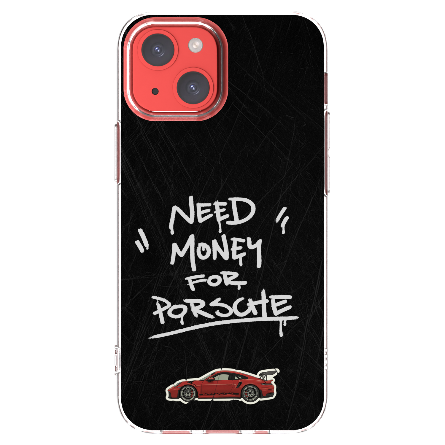 Picasee silikonska prozirna maskica za Apple iPhone 13 mini - Dark Racer
