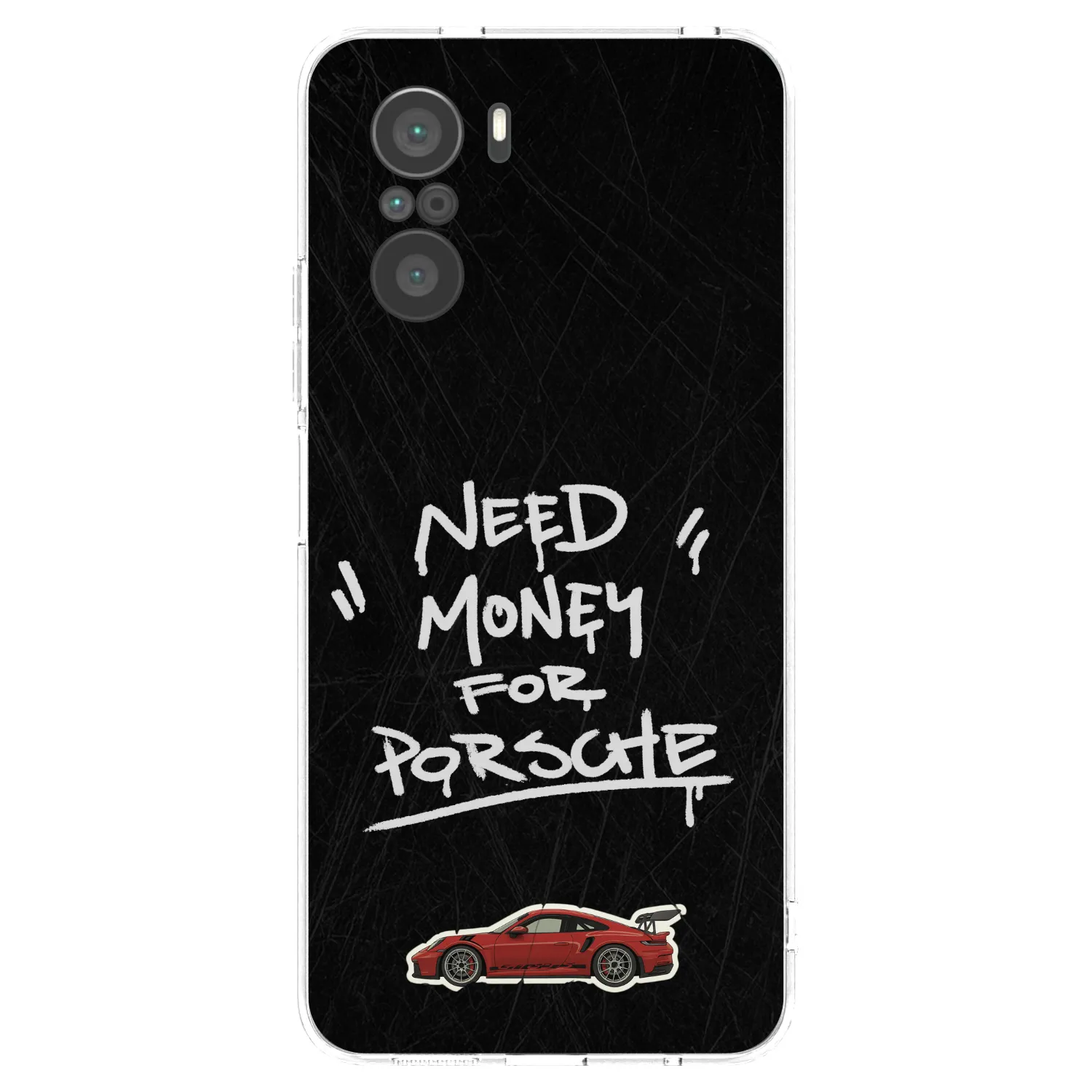 Picasee silikonska prozirna maskica za Xiaomi Poco F3 - Dark Racer