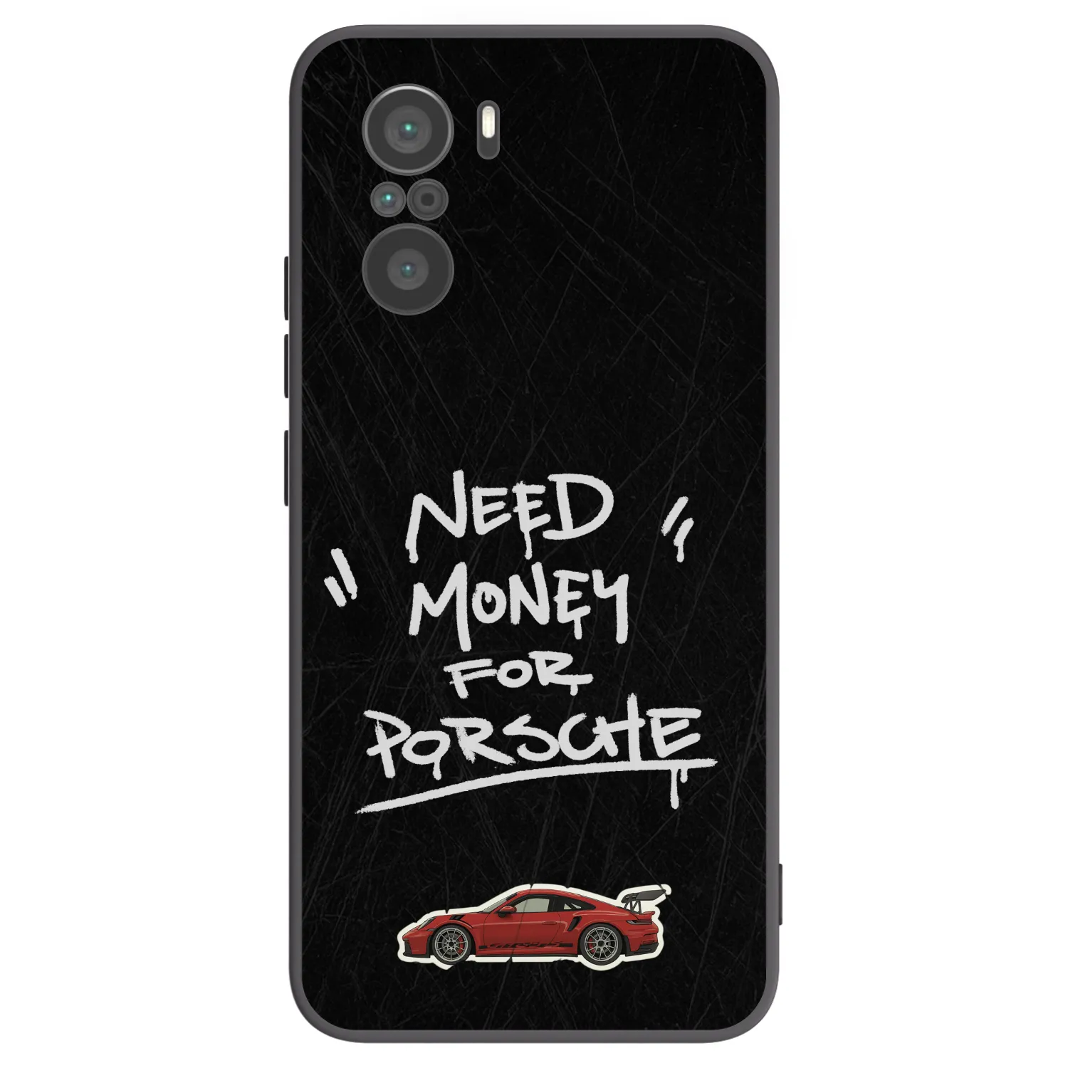 Picasee crna silikonska maskica za Xiaomi Poco F3 - Dark Racer