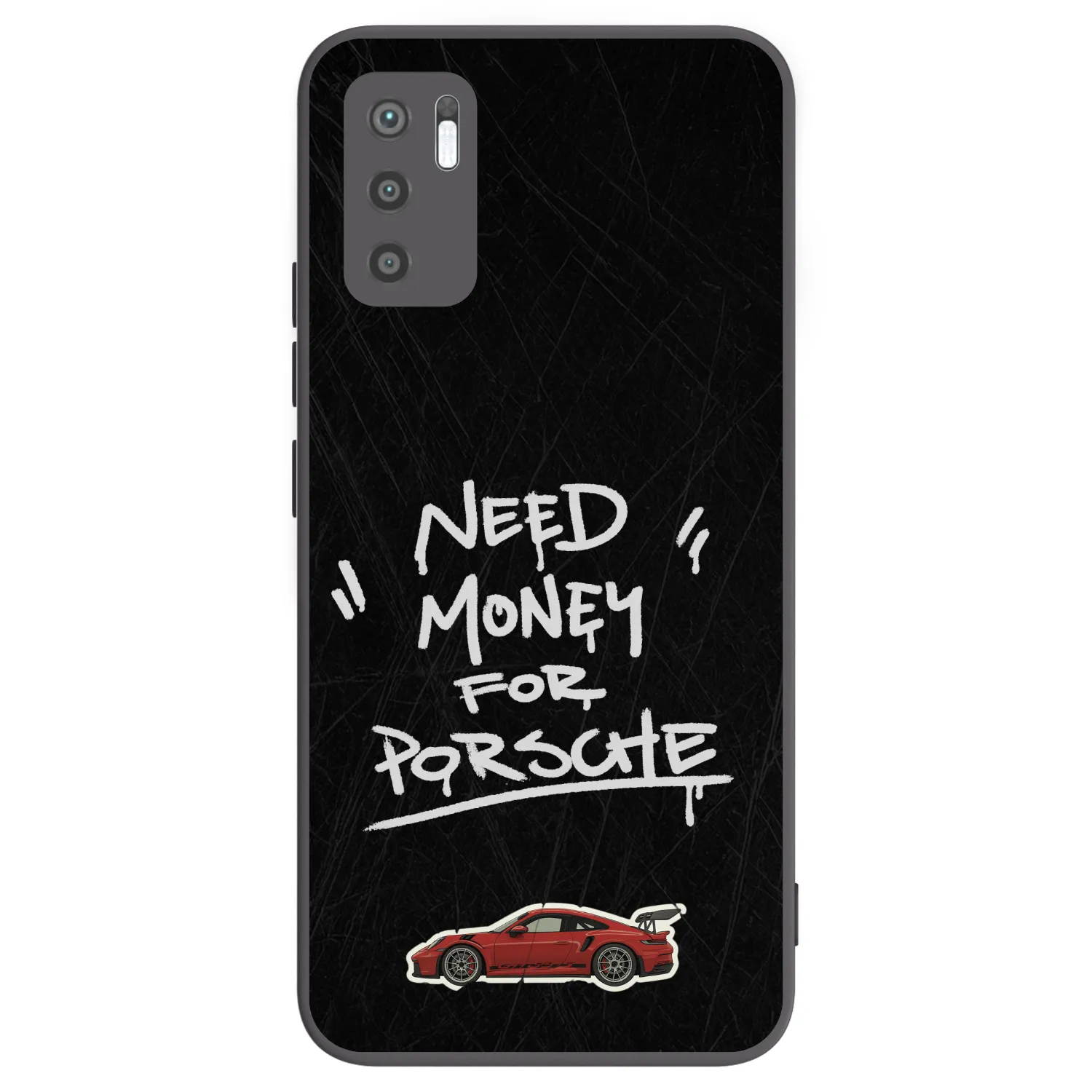 Picasee crna silikonska maskica za Xiaomi Redmi Note 10 5G - Dark Racer