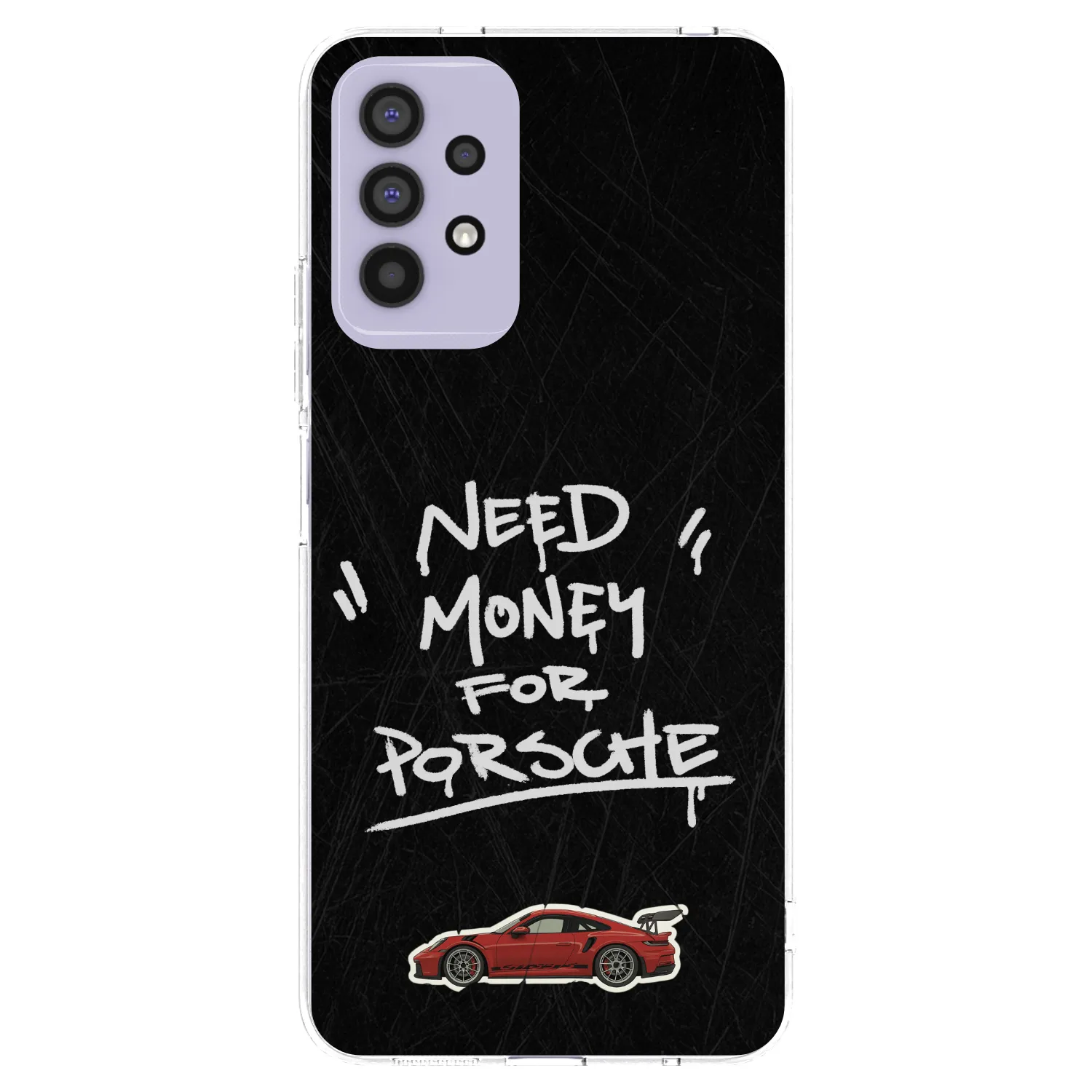 Picasee silikonska prozirna maskica za Samsung Galaxy A32 4G SM-A325F - Dark Racer