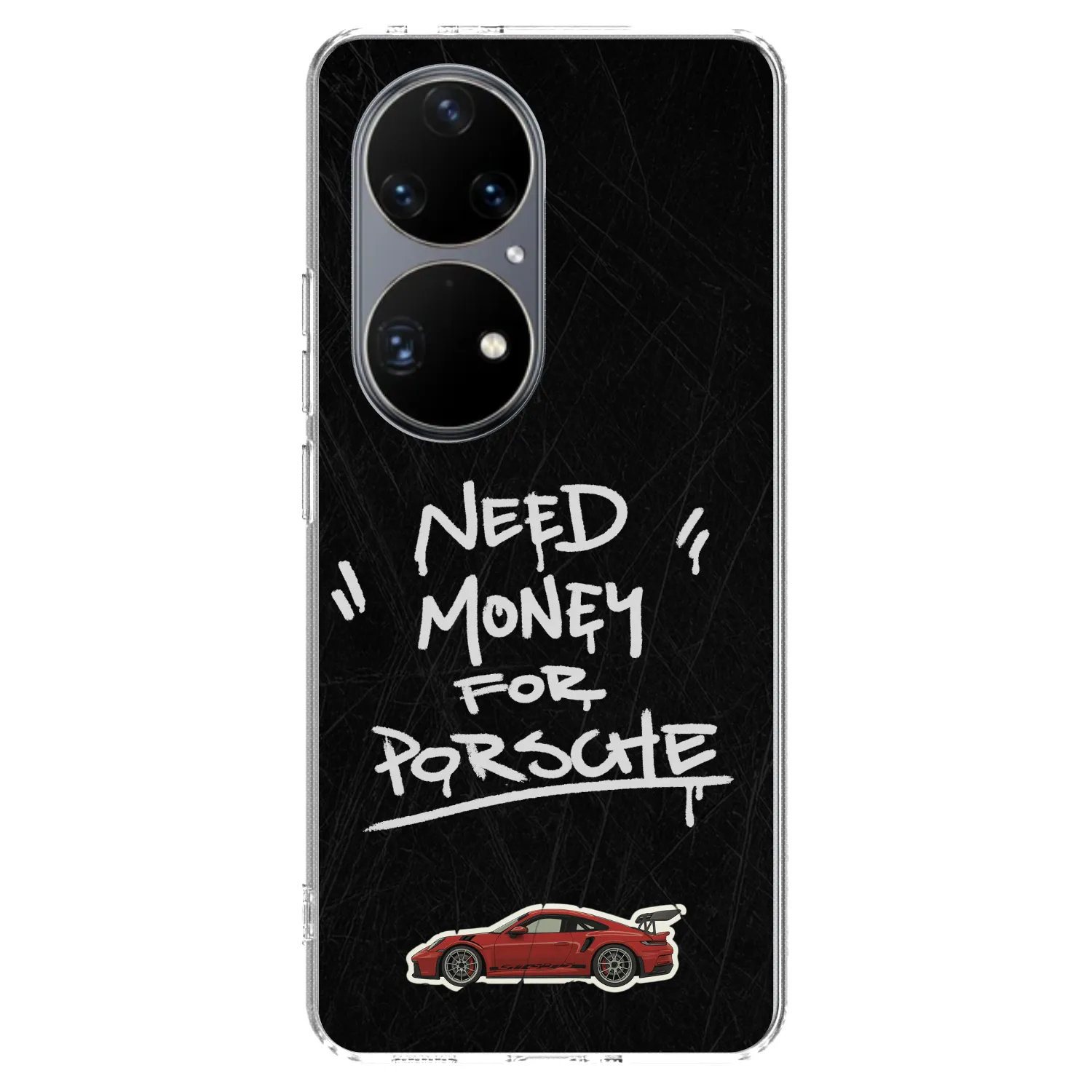Picasee silikonska prozirna maskica za Huawei P50 - Dark Racer