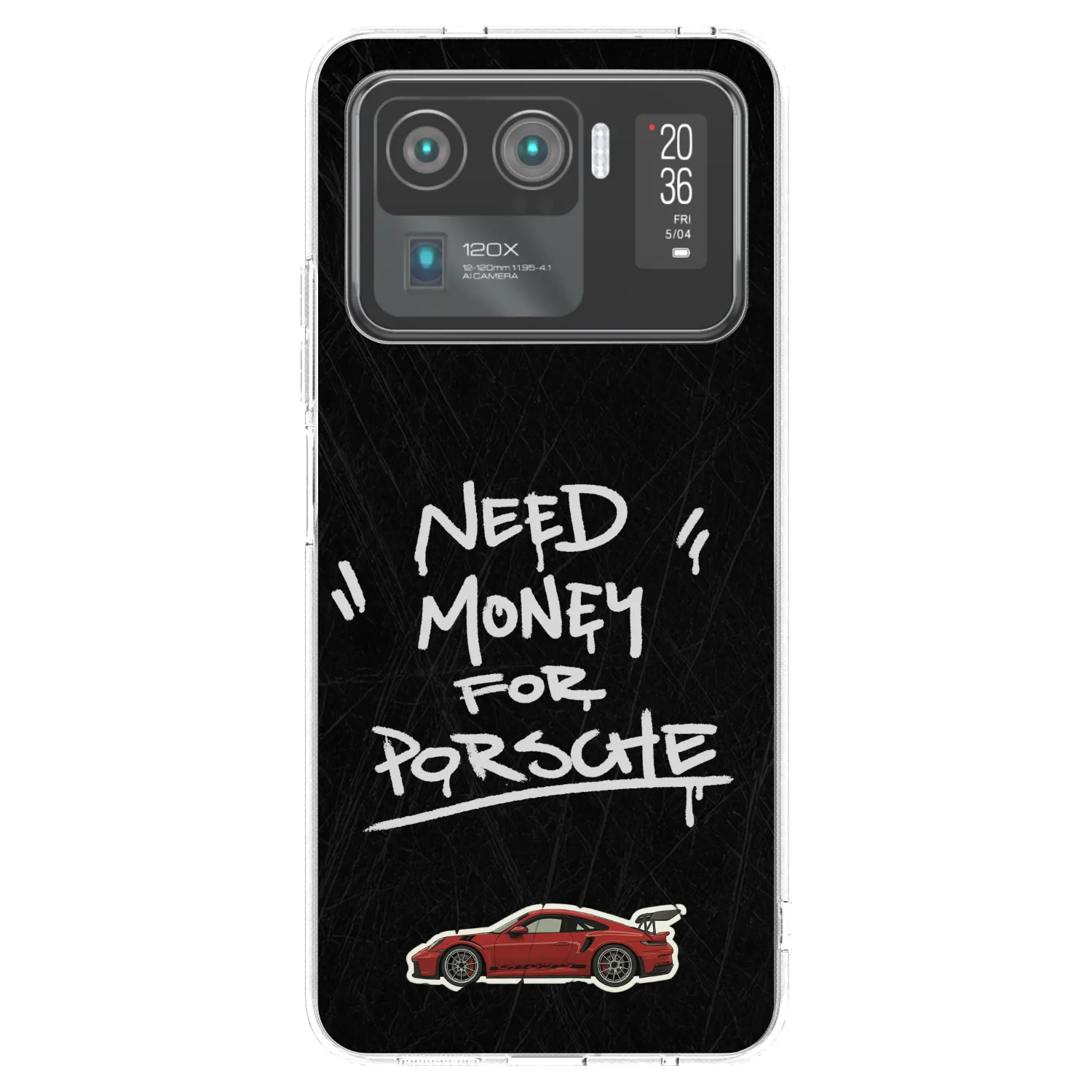 Picasee silikonska prozirna maskica za Xiaomi Mi 11 Ultra - Dark Racer