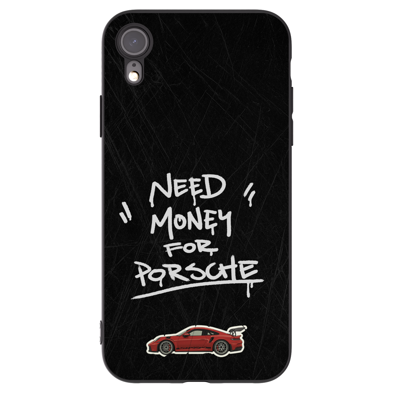 Picasee crna silikonska maskica za Apple iPhone XR - Dark Racer