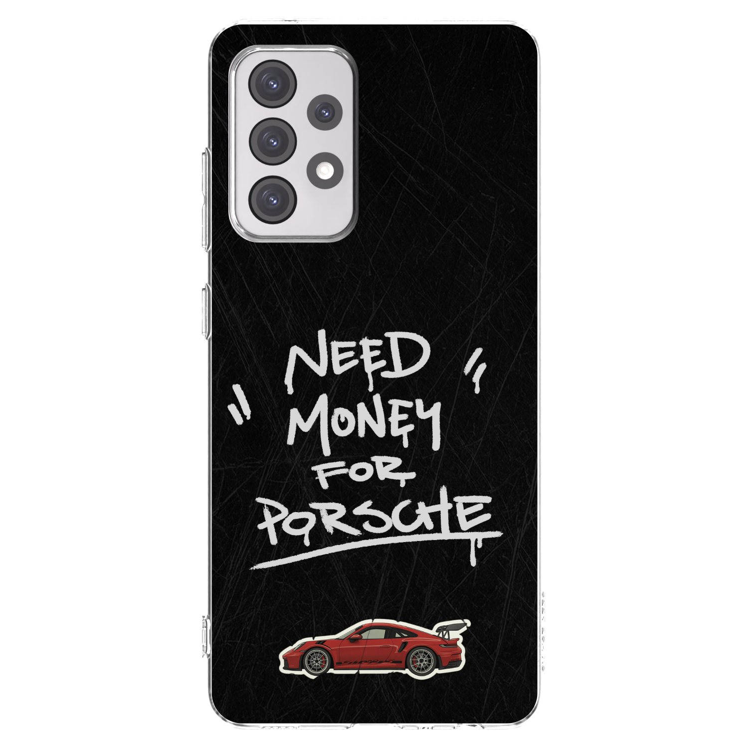 Picasee silikonska prozirna maskica za Samsung Galaxy A52s 5G A528B - Dark Racer