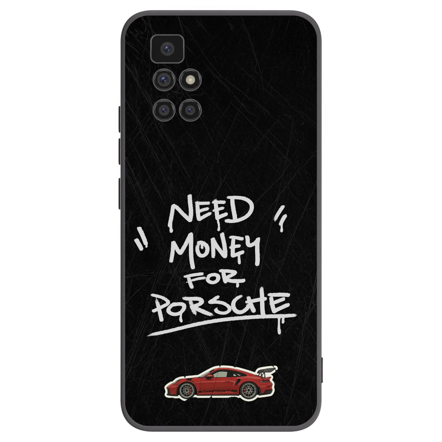 Picasee crna silikonska maskica za Xiaomi Redmi 10 - Dark Racer