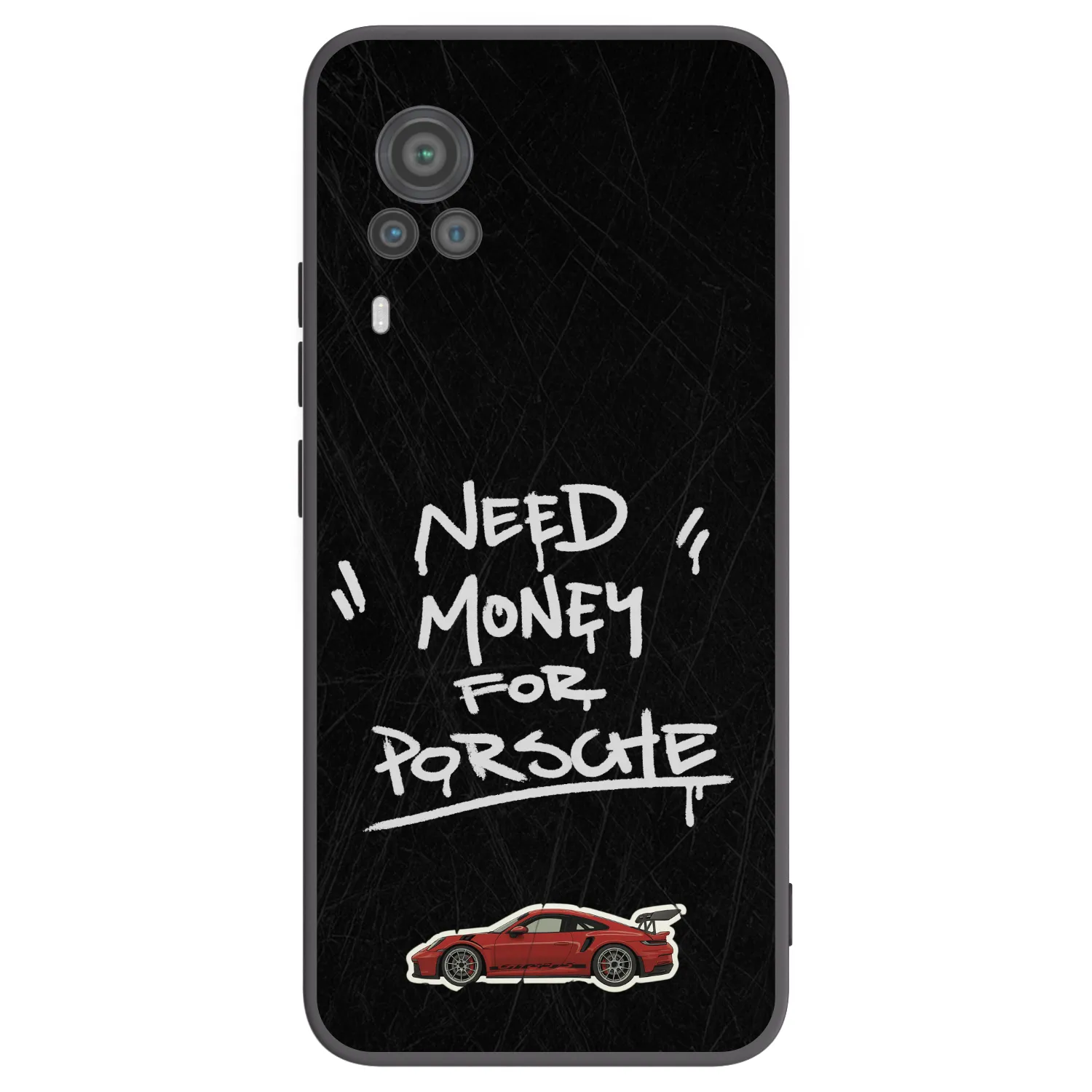 Picasee crna silikonska maskica za Vivo X60 Pro 5G - Dark Racer