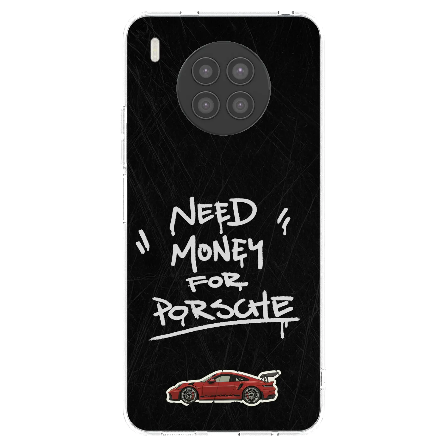 Picasee silikonska prozirna maskica za Huawei Nova 8i - Dark Racer