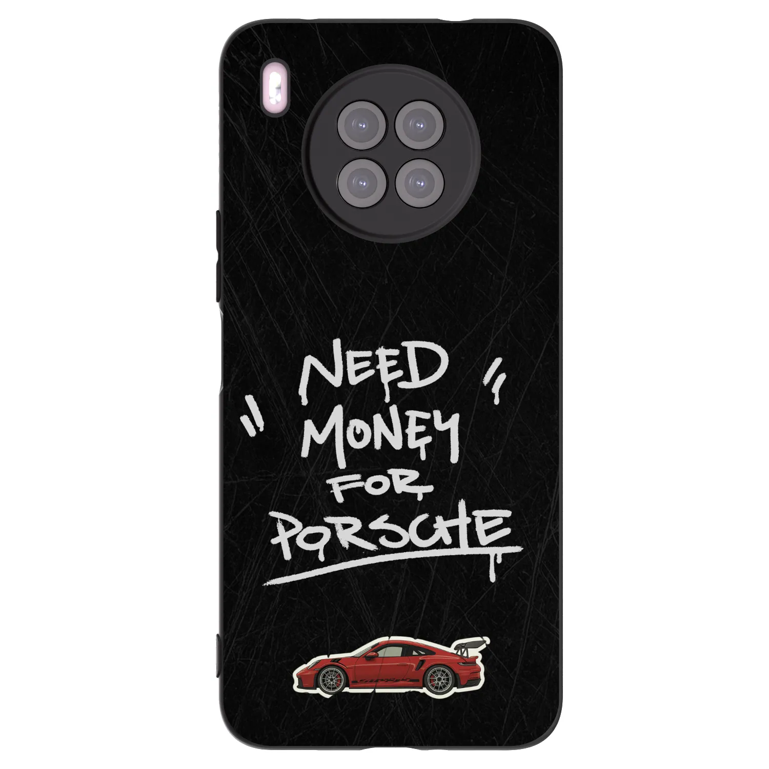 Picasee crna silikonska maskica za Huawei Nova 8i - Dark Racer