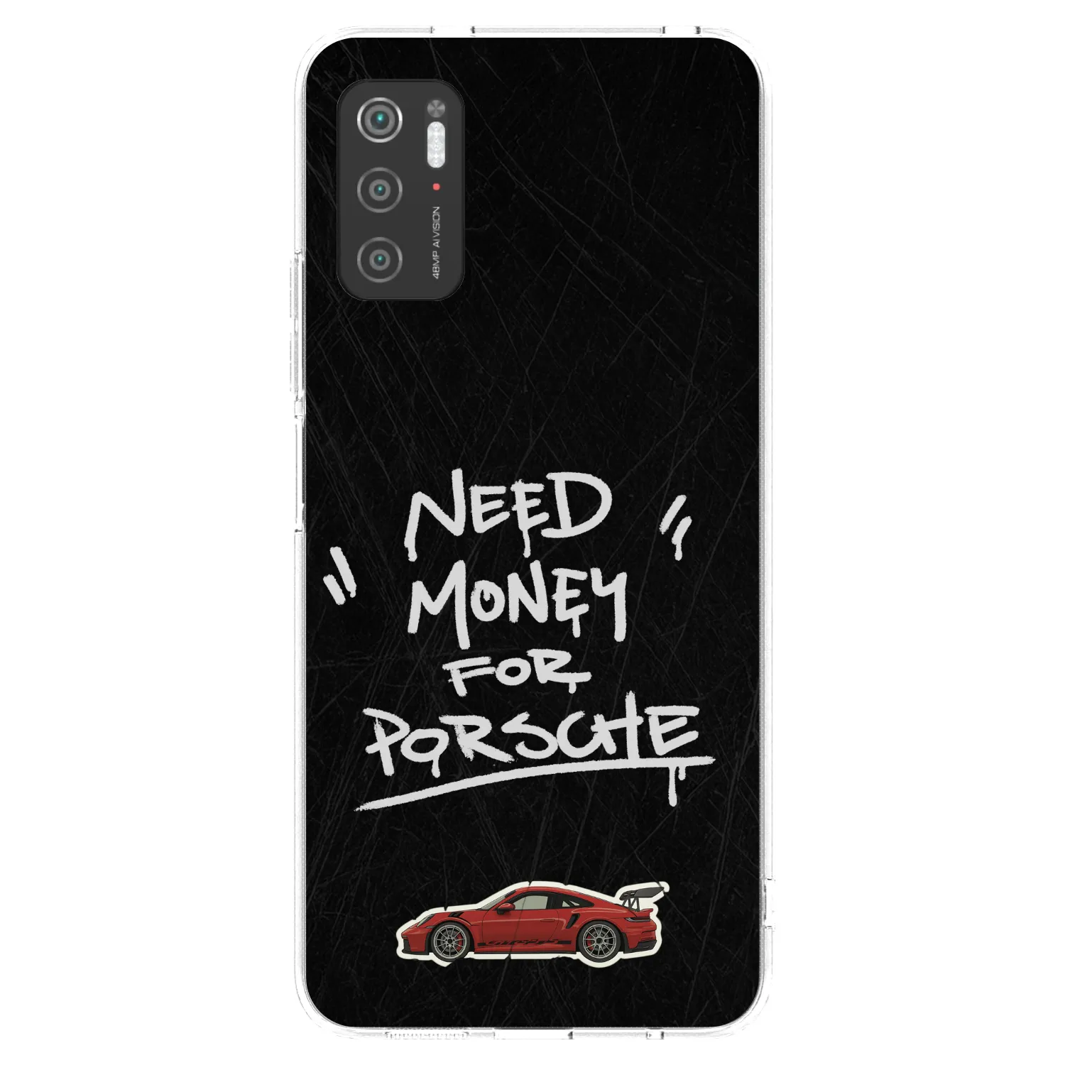 Picasee silikonska prozirna maskica za Xiaomi Poco M3 Pro 5G - Dark Racer