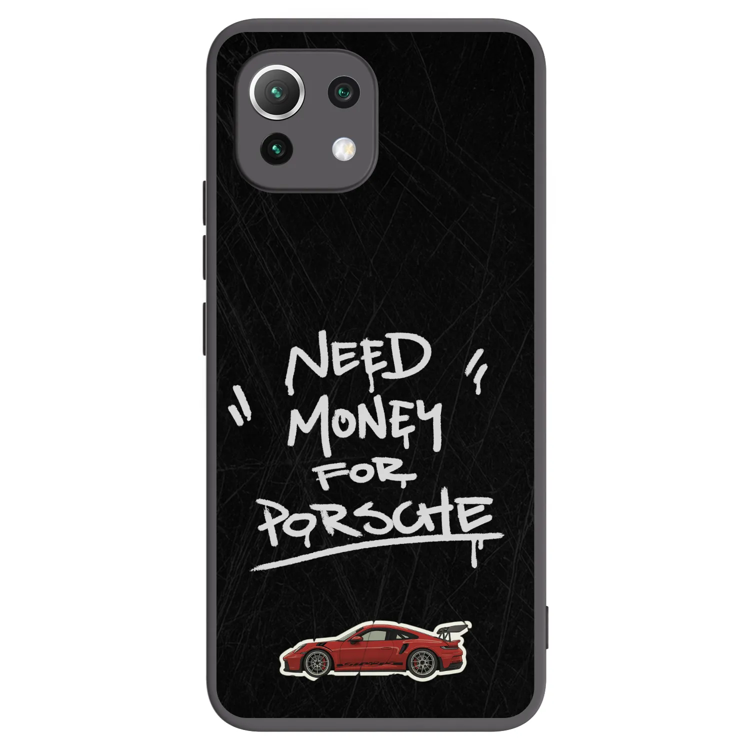 Picasee crna silikonska maskica za Xiaomi 11 Lite 5G NE - Dark Racer