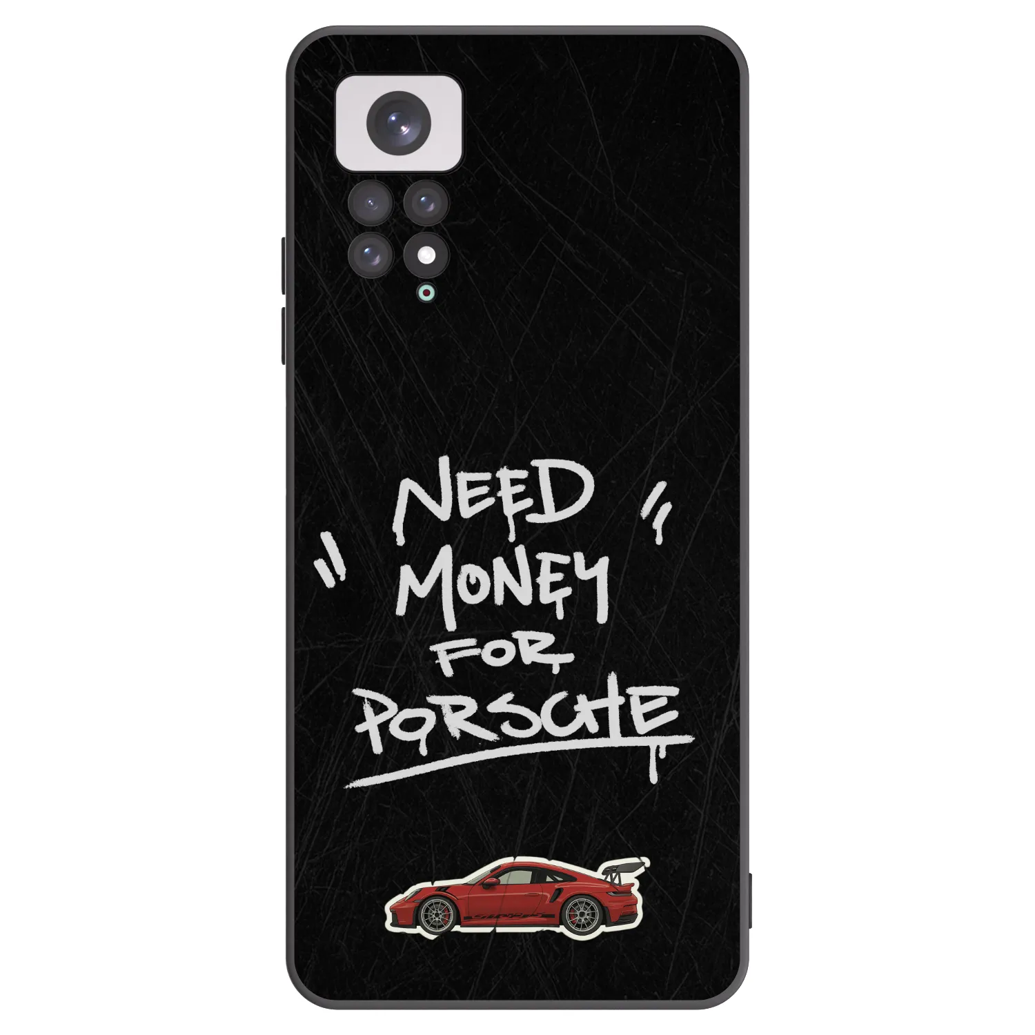 Picasee crna silikonska maskica za Xiaomi Redmi Note 11 - Dark Racer