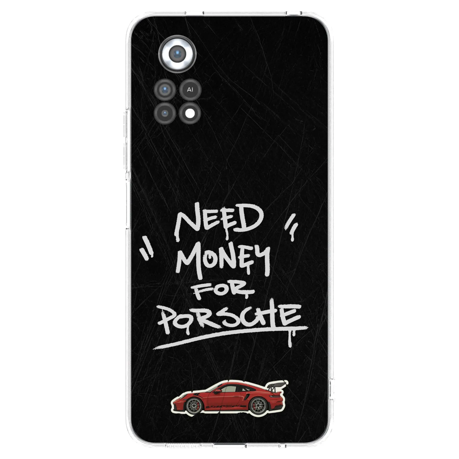 Picasee silikonska prozirna maskica za Xiaomi Poco X4 Pro 5G - Dark Racer