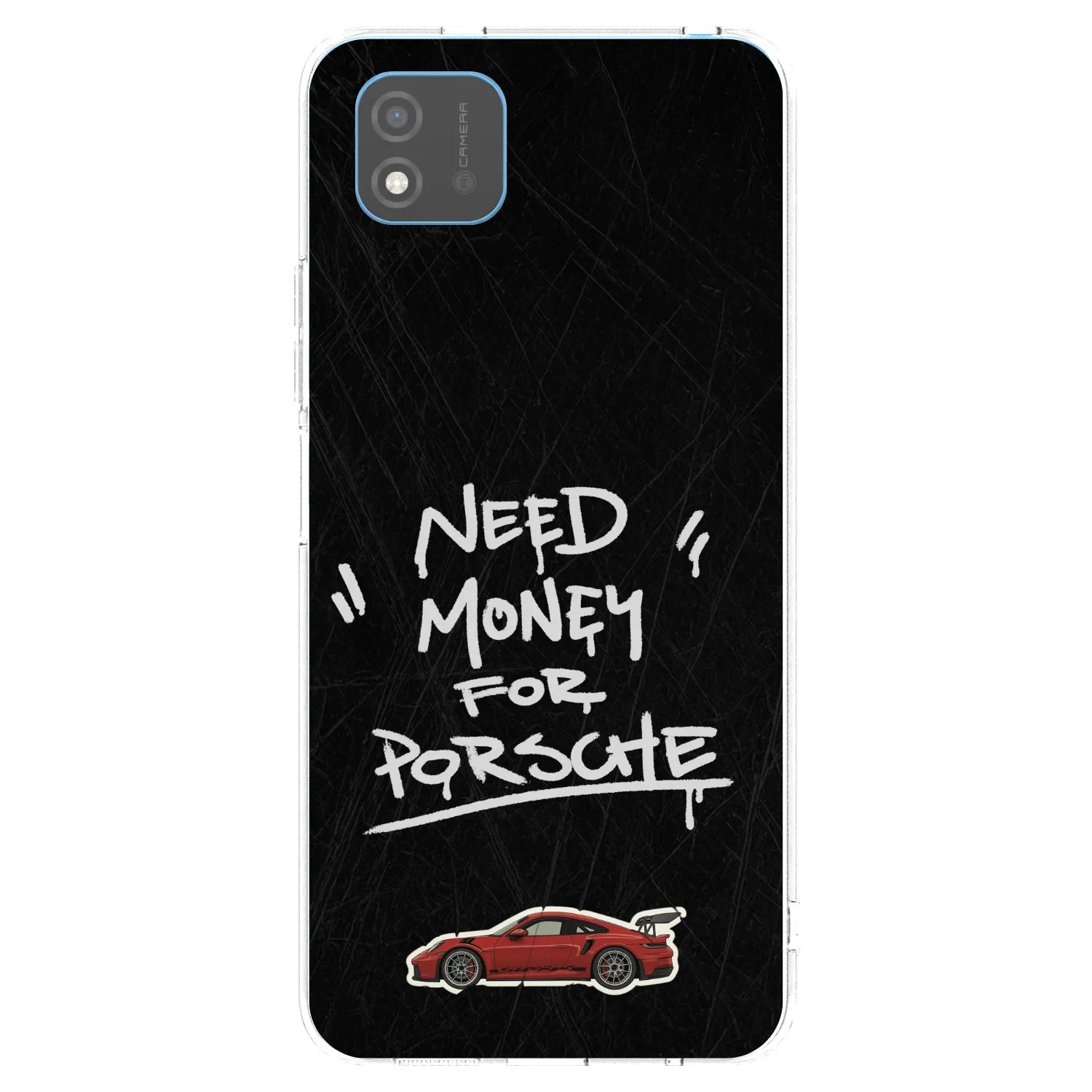Picasee silikonska prozirna maskica za Realme C11 (2021) - Dark Racer
