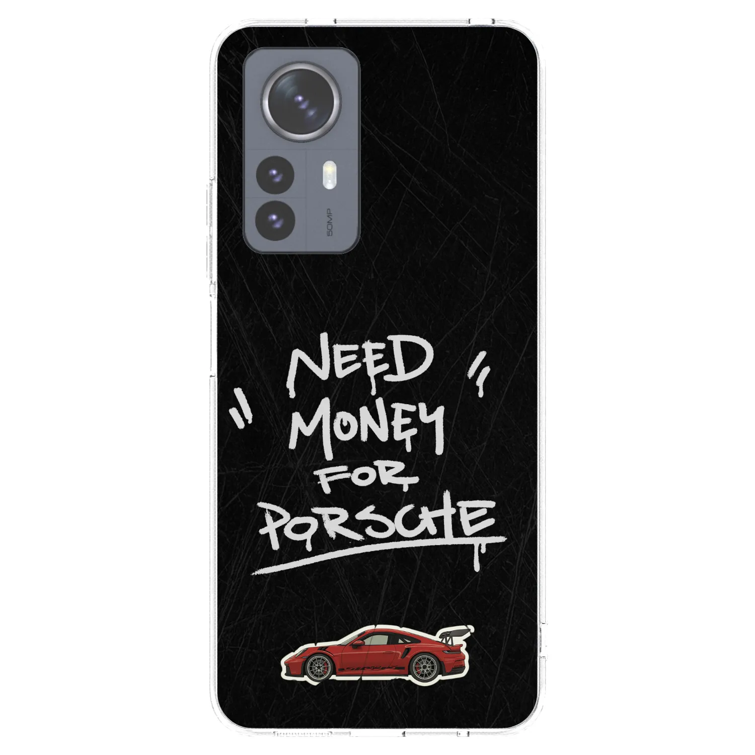 Picasee silikonska prozirna maskica za Xiaomi 12 Pro - Dark Racer