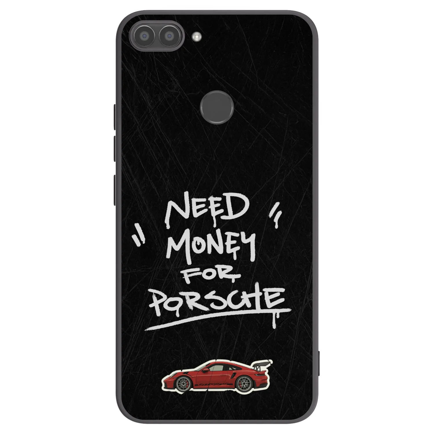 Picasee crna silikonska maskica za Huawei P Smart - Dark Racer