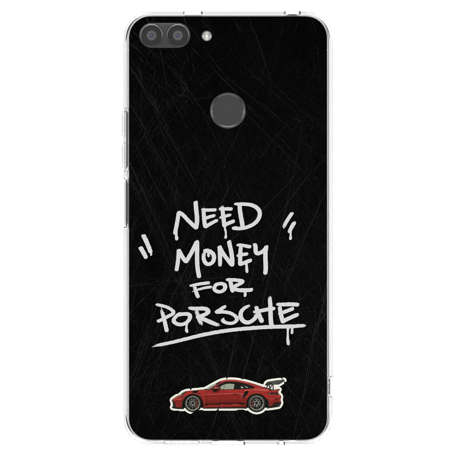 Picasee silikonska prozirna maskica za Huawei P Smart - Dark Racer