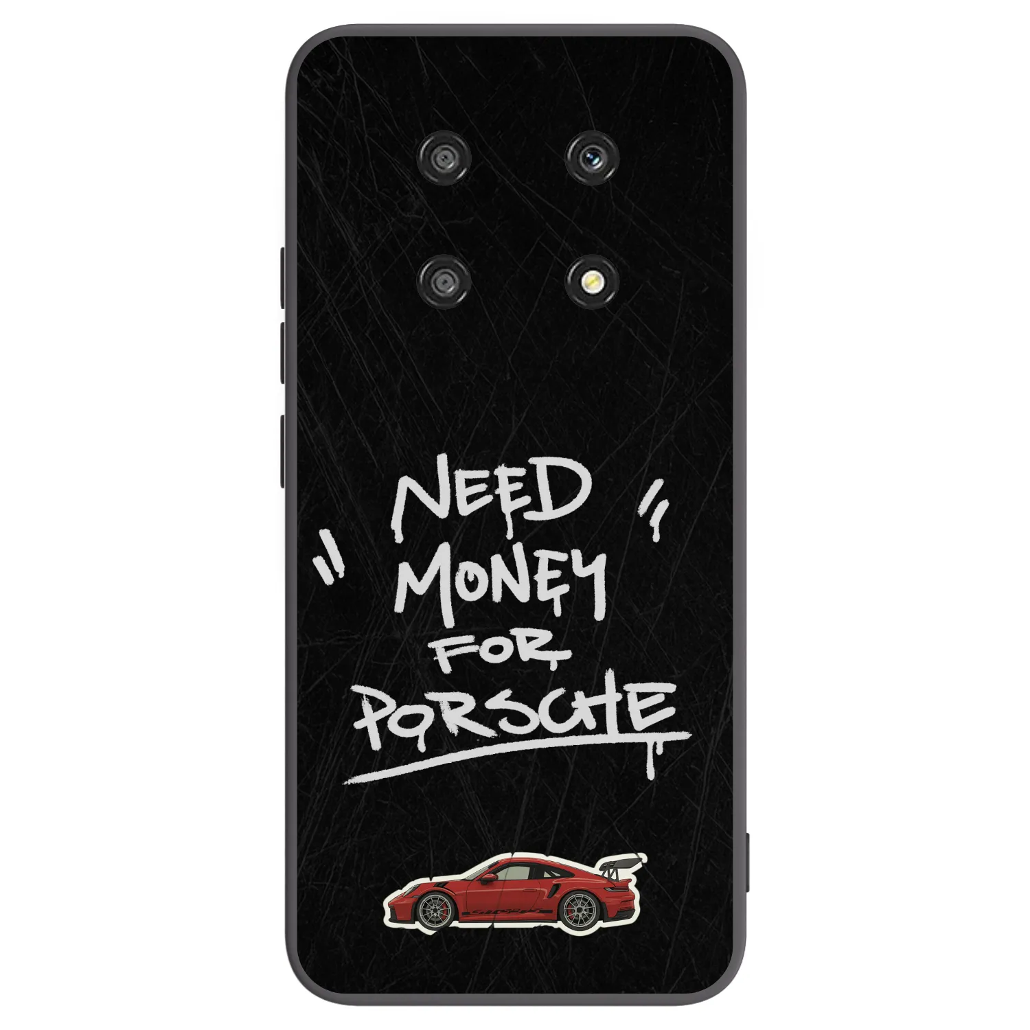 Picasee crna silikonska maskica za Honor Magic4 Lite 5G - Dark Racer