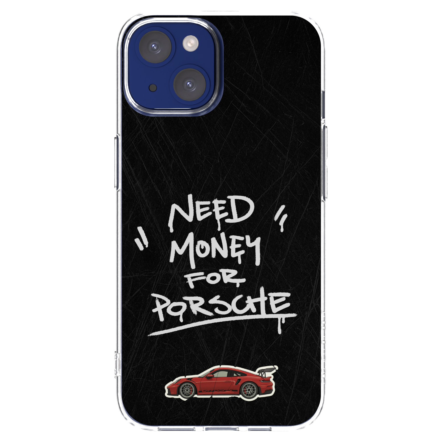 Picasee silikonska prozirna maskica za Apple iPhone 14 - Dark Racer