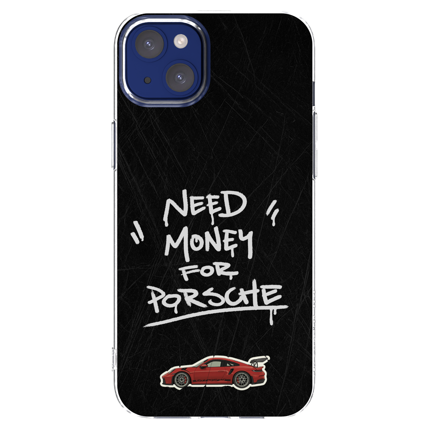 Picasee silikonska prozirna maskica za Apple iPhone 14 Plus - Dark Racer