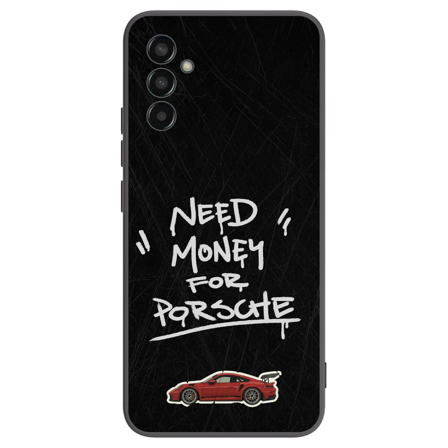 Picasee crna silikonska maskica za Samsung Galaxy M13 M135F - Dark Racer