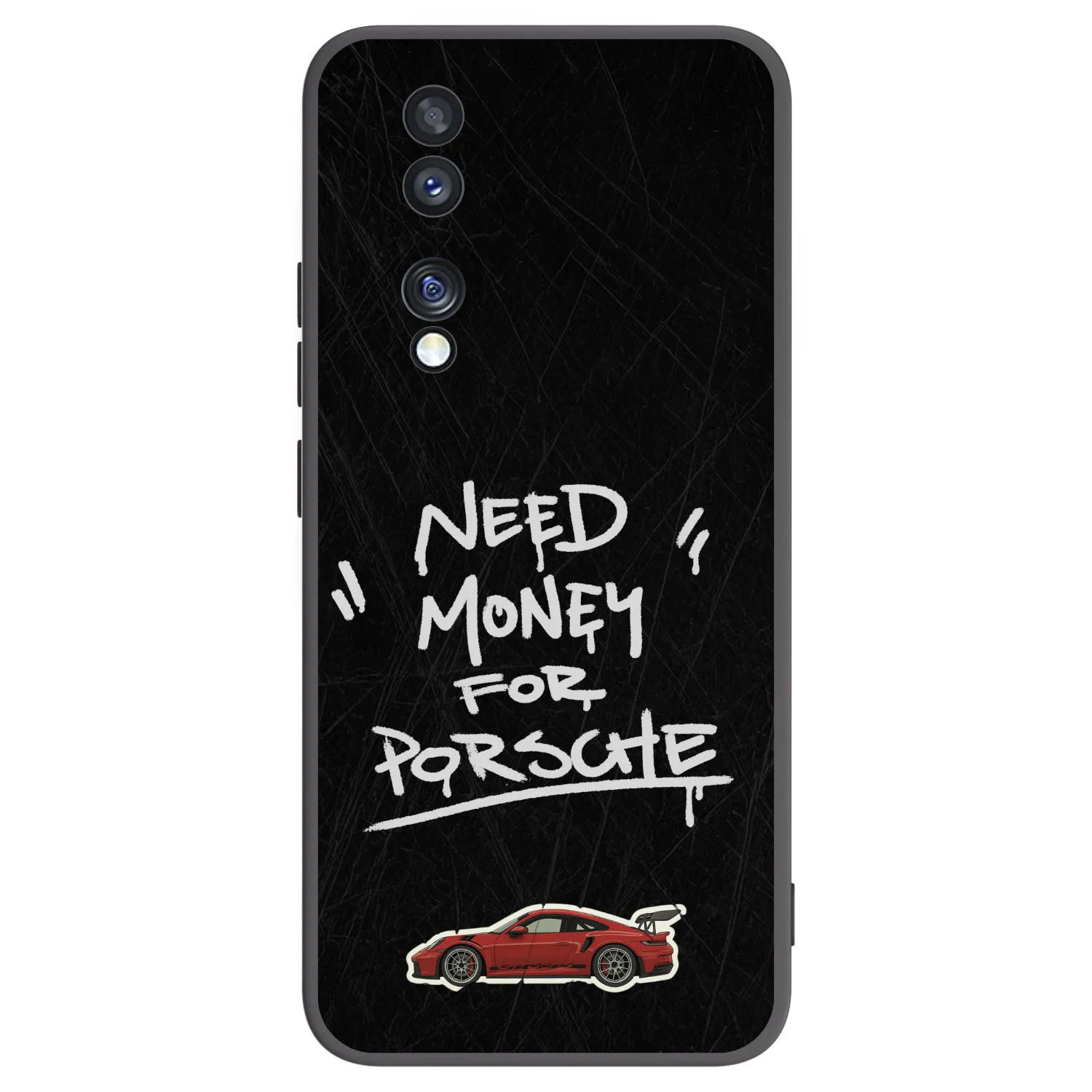 Picasee crna silikonska maskica za Honor 70 - Dark Racer