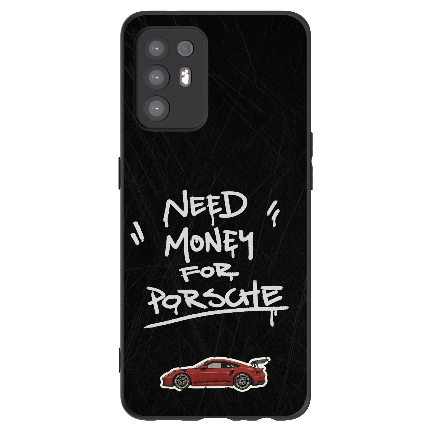 Picasee crna silikonska maskica za OPPO A94 5G - Dark Racer