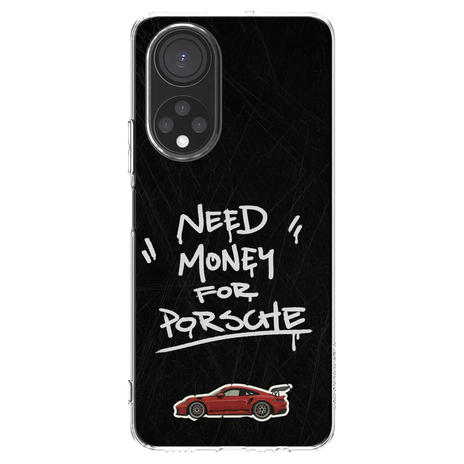 Picasee silikonska prozirna maskica za Honor X7 - Dark Racer