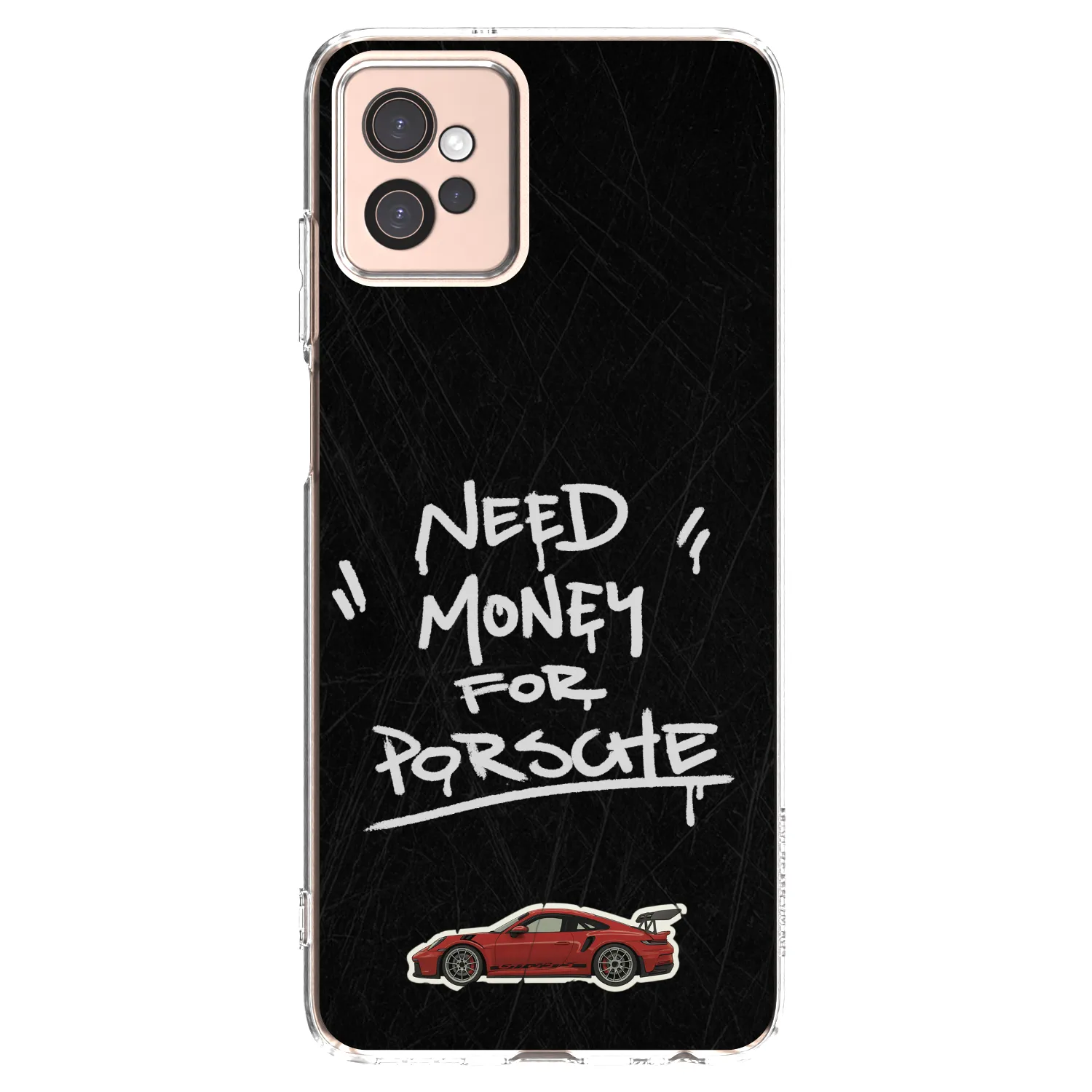 Picasee silikonska prozirna maskica za Motorola Moto G32 - Dark Racer
